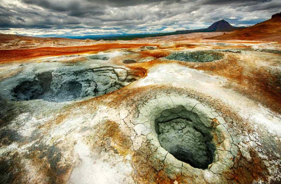 Hverir Geothermal Area, Near Mývatn, North Iceland, Iceland